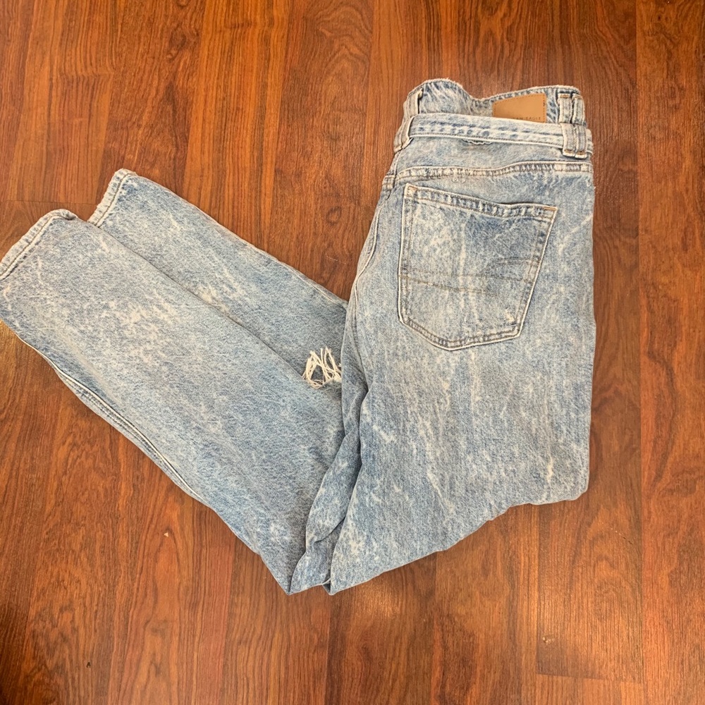 American Eagle highest rise mom jeans
